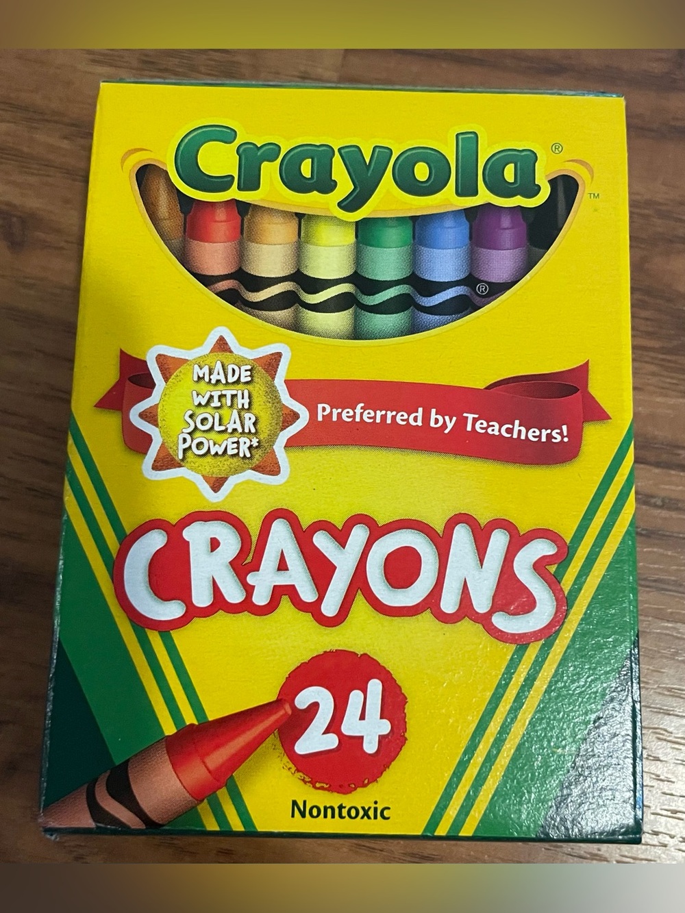 New Crayola 24-Pack Crayons - Assorted Colors